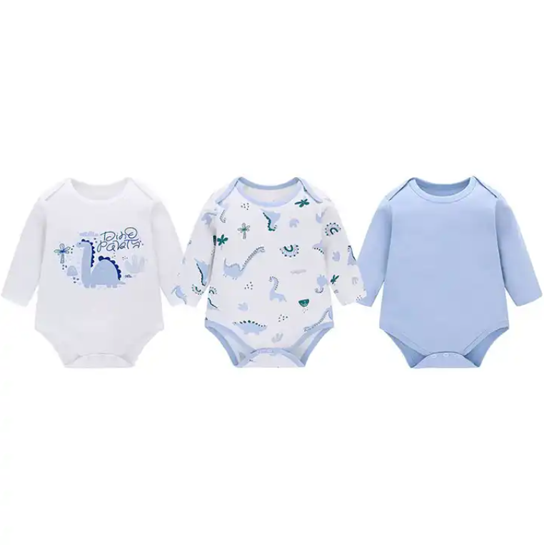 картинка Комплект боди с длинным рукавом "Дино" 3шт от магазина Daminorika