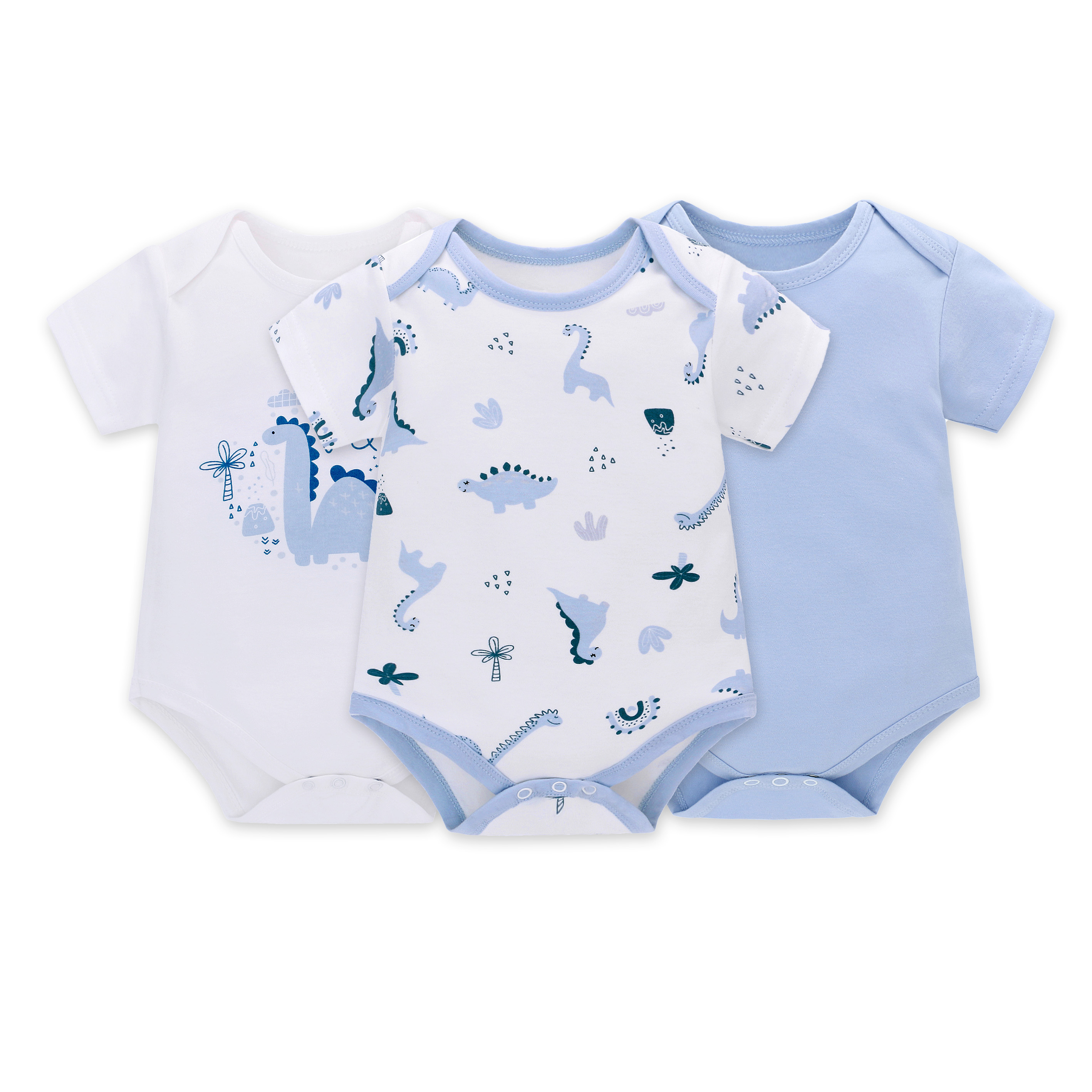 картинка Комплект боди с коротким рукавом "Дино" 3шт от магазина Daminorika